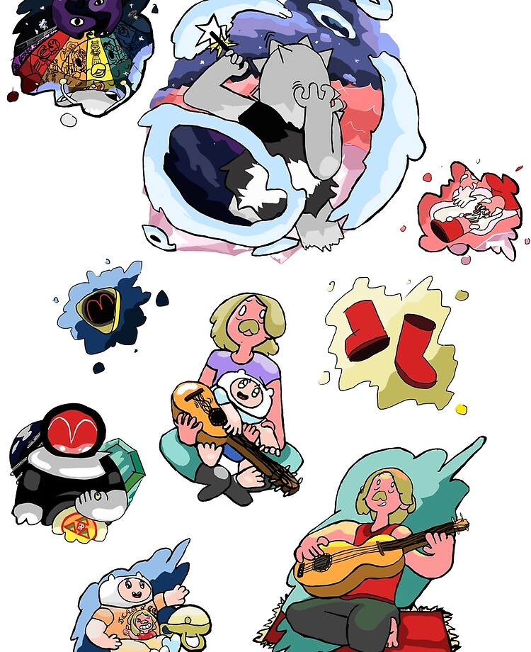Adventure Time Martin Mertens Sticker Pack Ipad Case Skin For Sale By Draconissolutus Redbubble