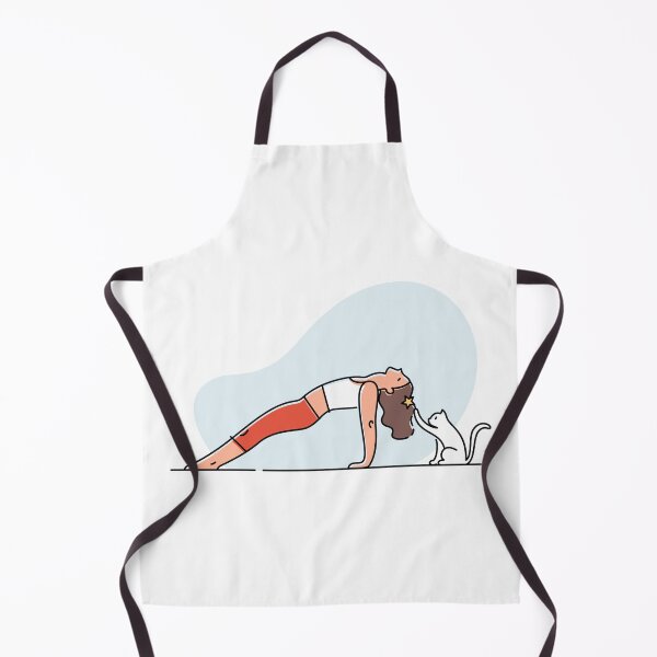 Item preview, YOGA PRACTICE WITH CAT Reverse plank pose designed and sold by Trio's Stuff.