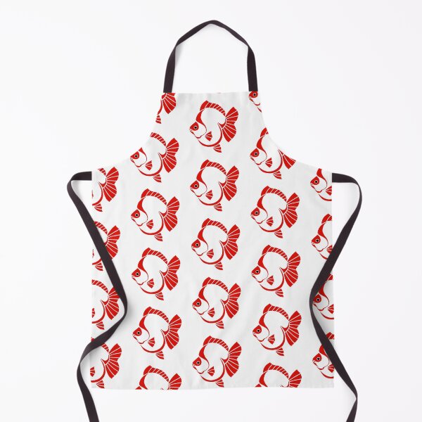Item preview, Ryukin Red and White Goldfish Logo 0407A designed and sold by Nosnah.