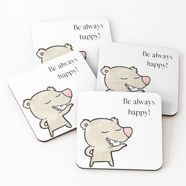 Item preview, Be always happy! - friendly bear designed and sold by ela-94.