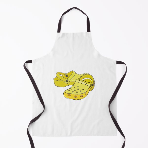 Item preview, yellow crocs designed and sold by julie shanefelt.