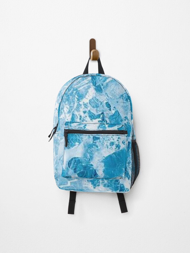 blue marble backpack