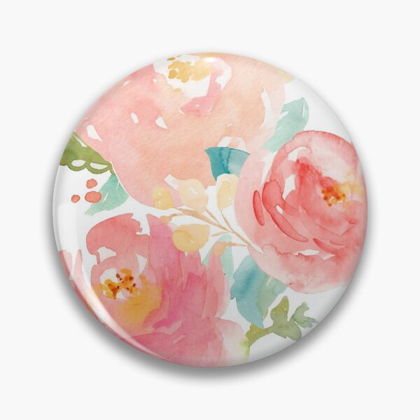 Item preview, Peonies Watercolor Bouquet designed and sold by junkydotcom.