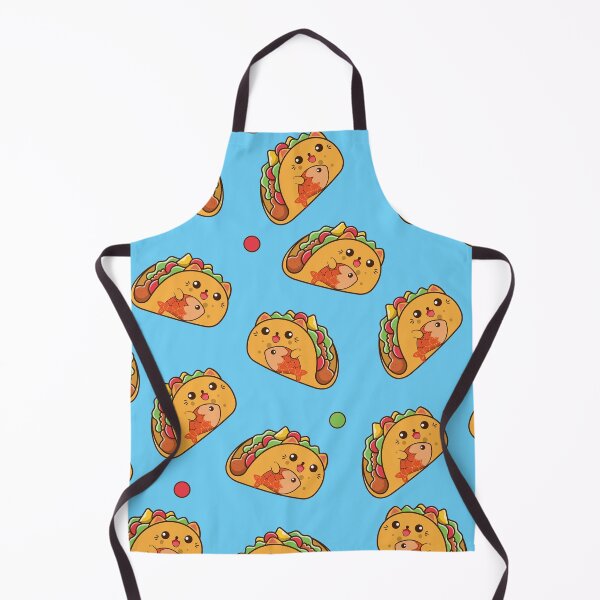 Aperçu de l'œuvre Motif Tacocat bleu créée et vendue par livetogether.