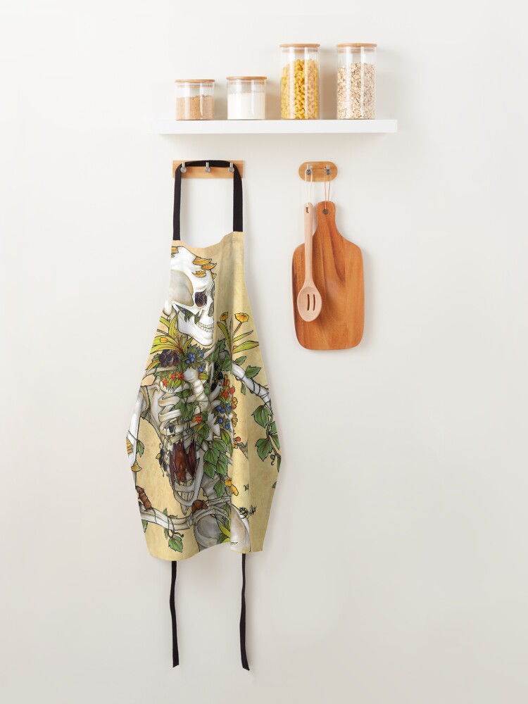 Alternate view of Bones and Botany Apron