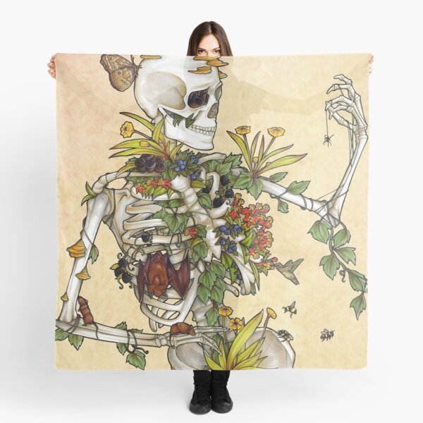 Bones and Botany Scarf