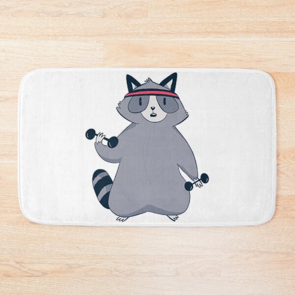 Item preview, Fitness raccoon designed and sold by DerSenat.