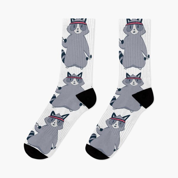 Item preview, Fitness raccoon designed and sold by DerSenat.