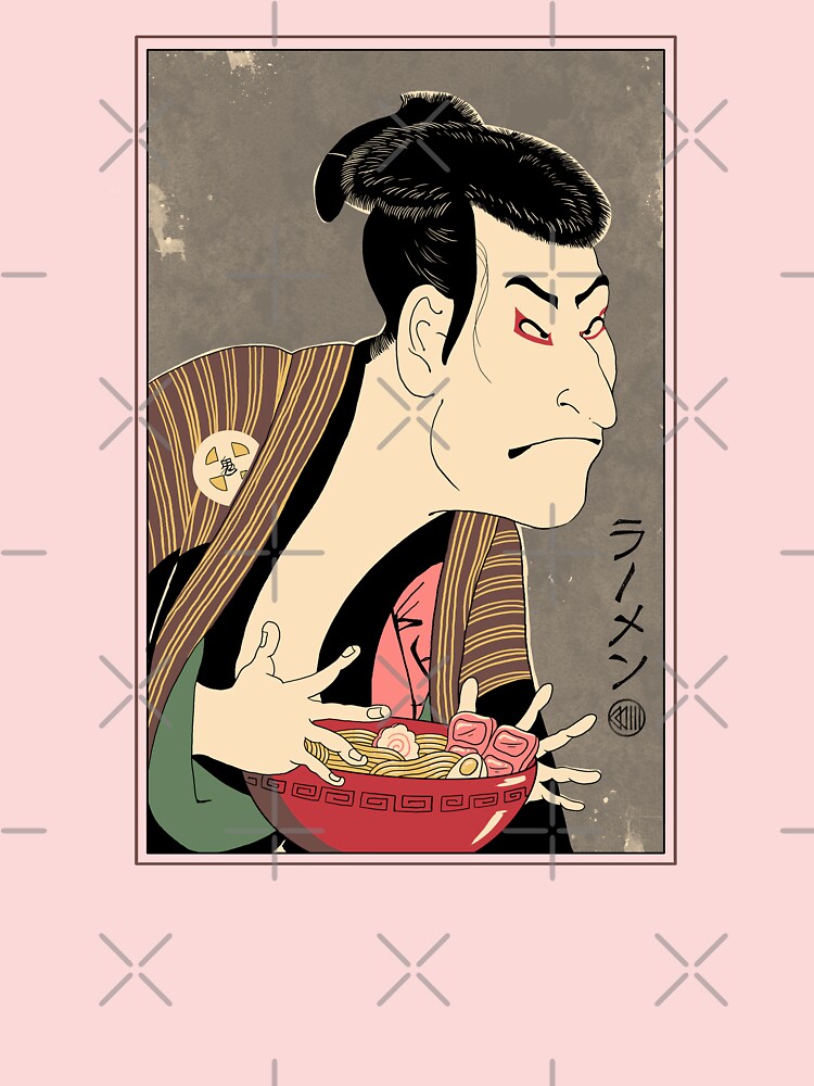 Ramen Bowl Ukiyo-e Drawing for Japanese Food and Manga Lover Ukiyo-e Kids Clothing | Redbubble