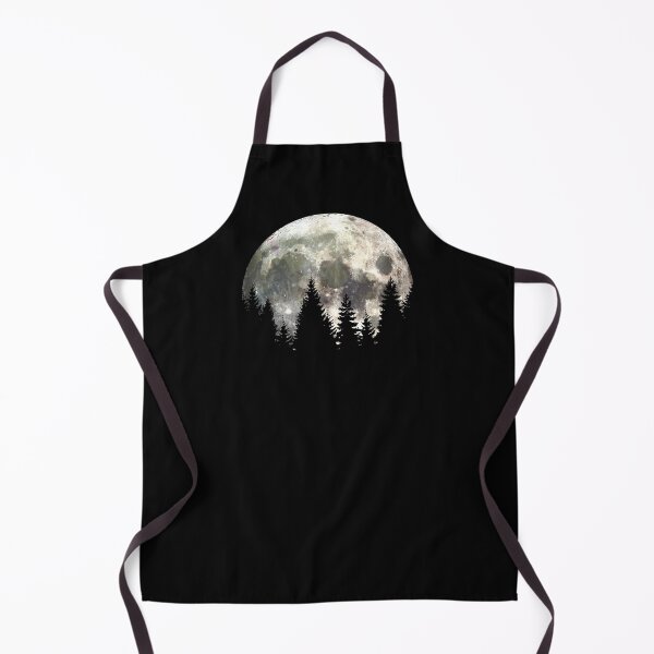Item preview, Pine Trees and Moon designed and sold by Rahdoo.