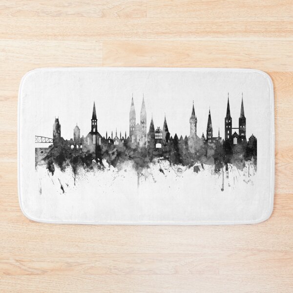 Item preview, Lübeck Germany Skyline designed and sold by ArtPrints.
