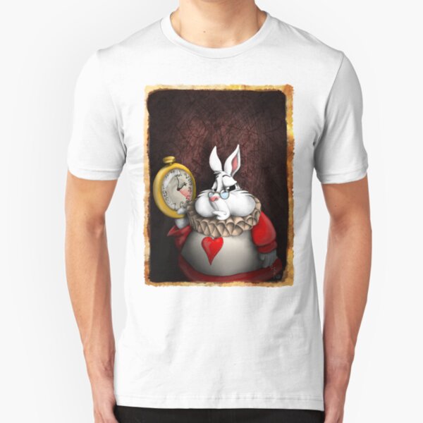 got the time - white rabbit - alice in wonderland Slim Fit T-Shirt