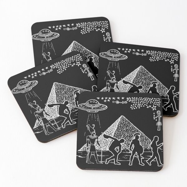 Item preview, Alien UFO Egyptian Pyramid True Story Unisex design print designed and sold by Lisbob.