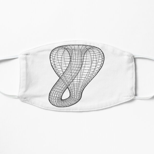 A two-dimensional representation of the Klein bottle immersed in three-dimensional space, #TwoDimensional, #representation, #KleinBottle, #immersed, #ThreeDimensional, #space Mask