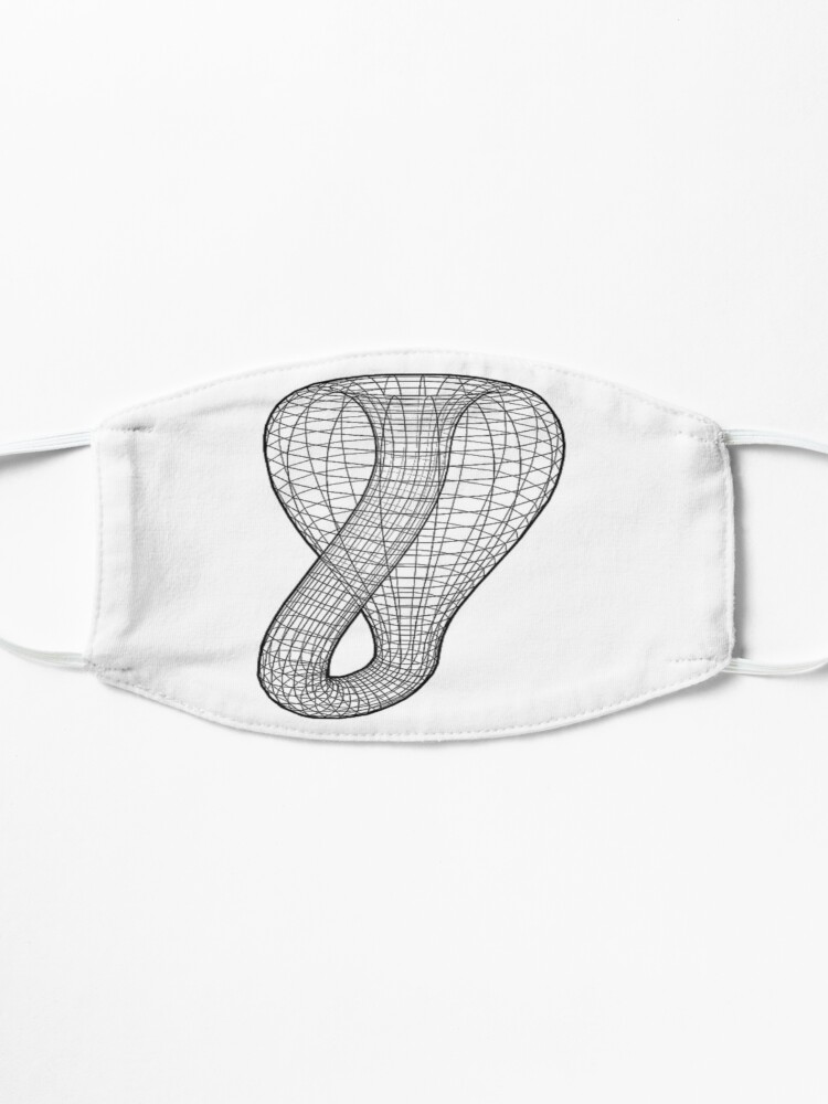 Alternate view of A two-dimensional representation of the Klein bottle immersed in three-dimensional space, #TwoDimensional, #representation, #KleinBottle, #immersed, #ThreeDimensional, #space Mask