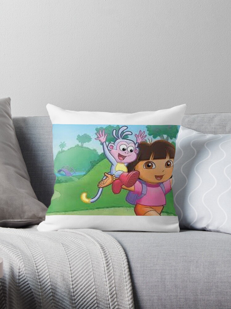 Dora La Exploradora Pillow for Sale by 1Shopaholic Redbubble