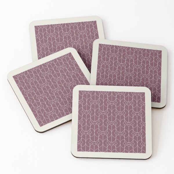 Item preview, Contemporary Bowed Symmetry in Mulberry designed and sold by simplydesignart.