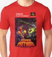 Super Metroid Nintendo Super Famicom Japanese Box Art Shirt (SNES) Unisex T-Shirt