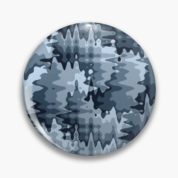Item preview, Blue zig zag distorted strips designed and sold by CreativeGriffin.