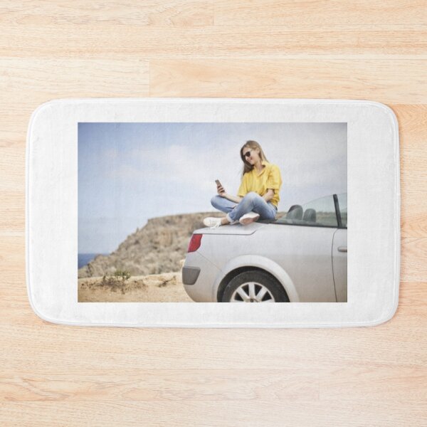 Item preview, P arty t shirt “lady on  car bonet”  designed and sold by Bhaskaran Parakkottil.