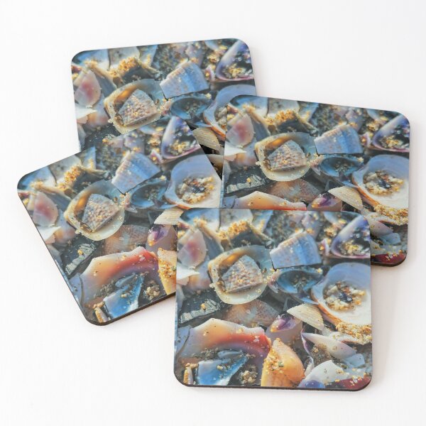 Item preview, Sea Shells on a beach designed and sold by Wanderlora.