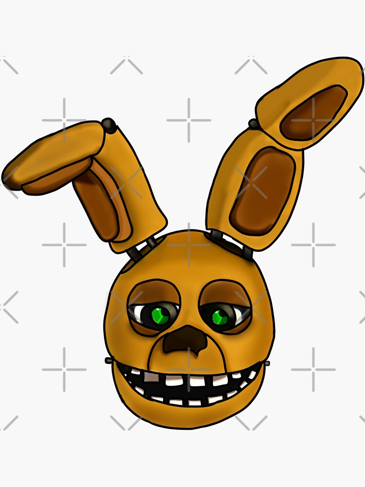  Fredbear'S Family Diner Poster (Spring Bonnie) Sticker Vinyl  Waterproof Sticker Decal Car Laptop Wall Window Bumper Sticker 5 : Sports  & Outdoors