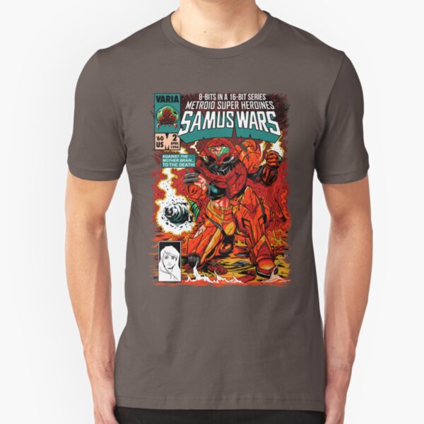 Samus Wars Camiseta ajustada