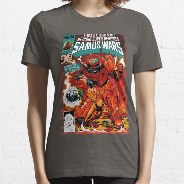 Vista previa del artículo con la obra «Guerras de Samus», diseñado y vendido por ninjaink.