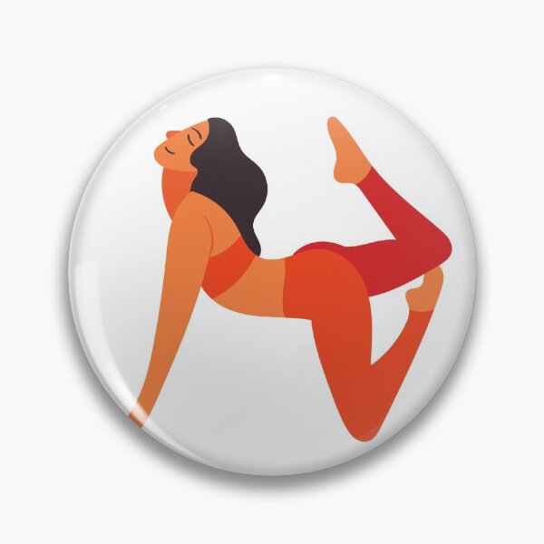 Item preview, Raised Tiger Yoga Pose Sticker designed and sold by More than Myriad.