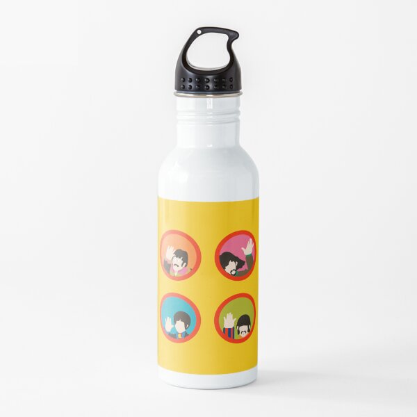 yellow submarine minimal Water Bottle