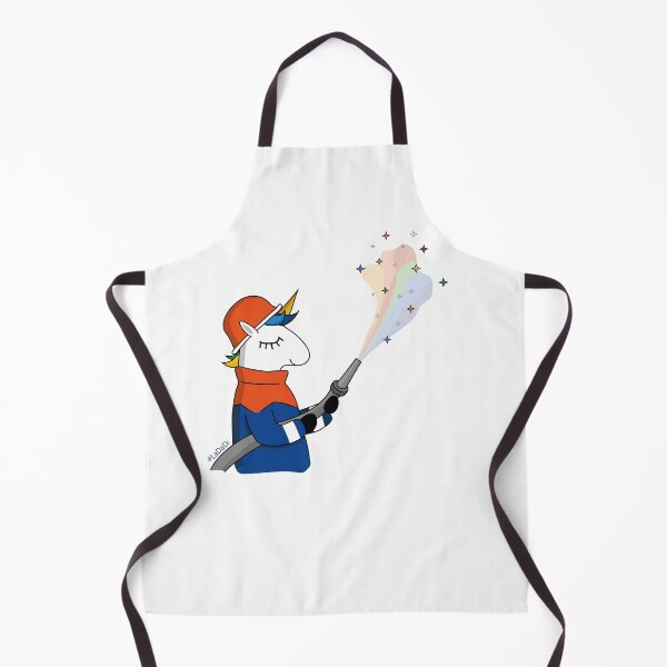 Item preview, fire fighter unicorn in training designed and sold by LaDaDi.