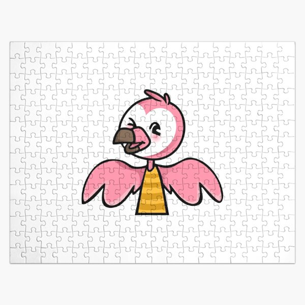 Flamingo Roblox Jigsaw Puzzles Redbubble - cartoon flamingo roblox