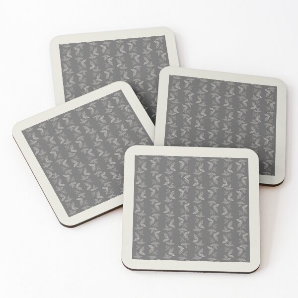 Item preview, Leaf Design in Charcoal Gray designed and sold by simplydesignart.