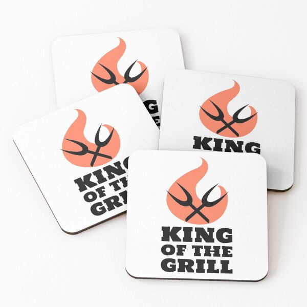 Item preview, King of the Grill Barbecue Fork Skewer Black designed and sold by quoteology.