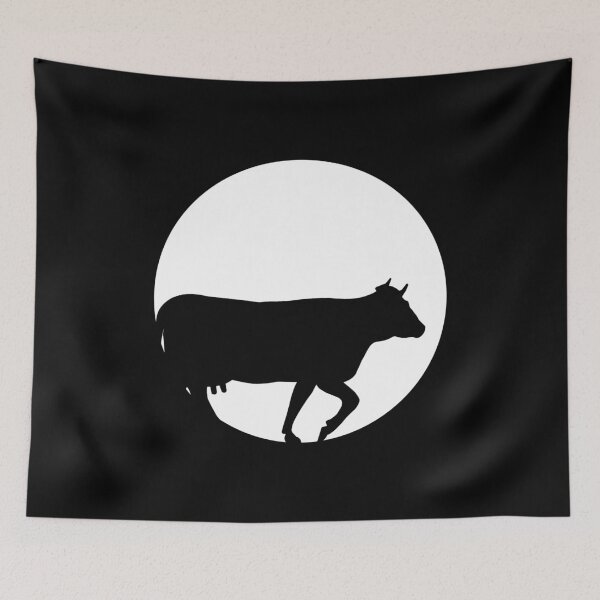 Item preview, Cow cattle moon background funny gift idea designed and sold by Argentini.