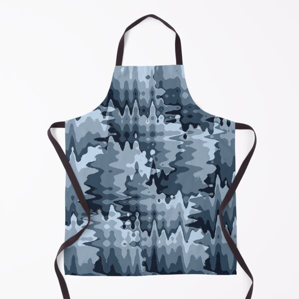 Item preview, Blue zig zag distorted strips designed and sold by CreativeGriffin.