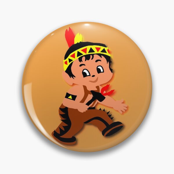 Item preview, Cute retro Kid Billy as a Native Indian designed and sold by patjila.