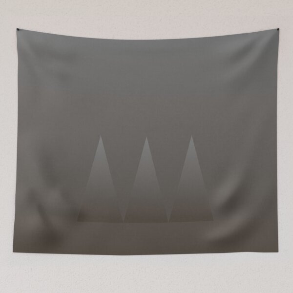 Item preview, Three pyramids on cool taupe designed and sold by PetaJaneHome.
