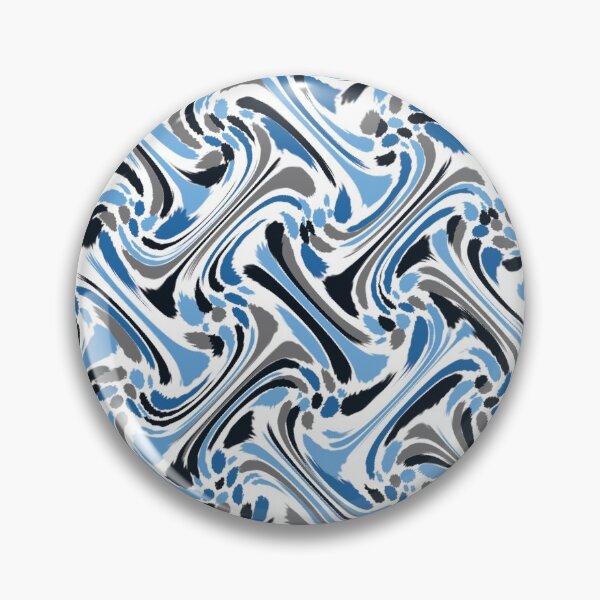 Item preview, Blue water zig zagging style designed and sold by CreativeGriffin.