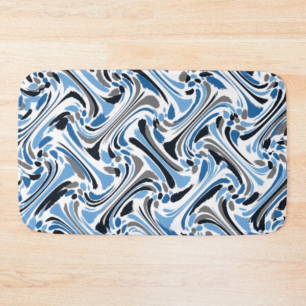 Item preview, Blue water zig zagging style designed and sold by CreativeGriffin.