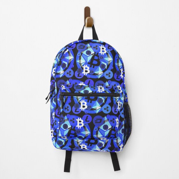 Item preview, Crypto currency blue pattern designed and sold by ivanoel.