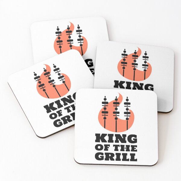 Item preview, King of the Grill Barbecue Skewers Black designed and sold by quoteology.