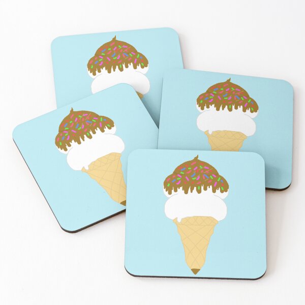 Item preview, Chocolate covered sprinkled ice cream designed and sold by Photosinic.