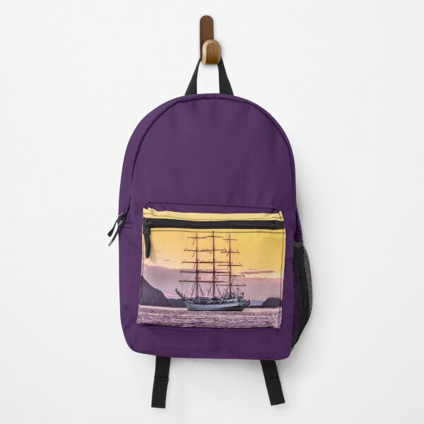 Item preview, Frigate at sunset designed and sold by Svetlana Korneliuk.