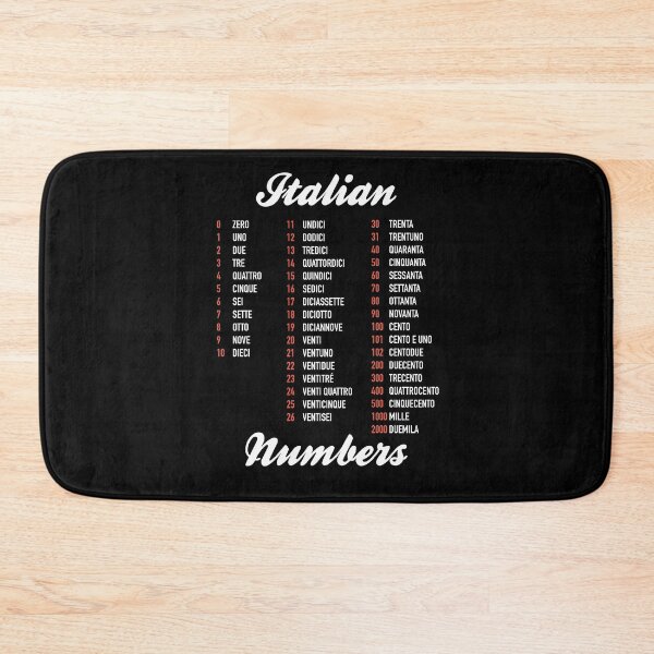 Item preview, Italian Numbers - Italian Language Cheatsheet designed and sold by HiddenVerb.