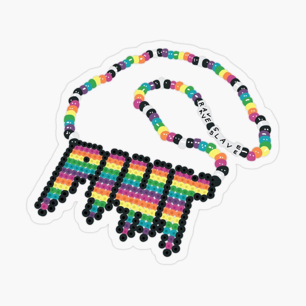 P.L.U.R Rave Kandi Sticker for Sale by xinyuhartshorn