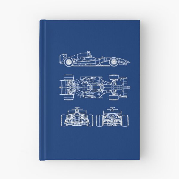 Item preview, Racing car blueprint project blue designed and sold by ideasfinder.