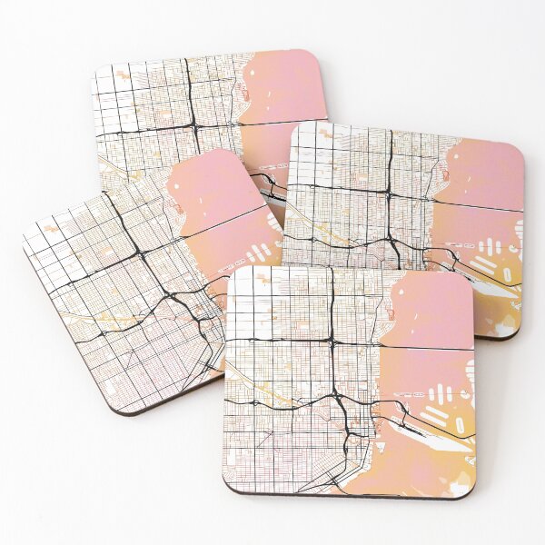 Item preview, Miami Florida Street Map Color designed and sold by IvonDesign.