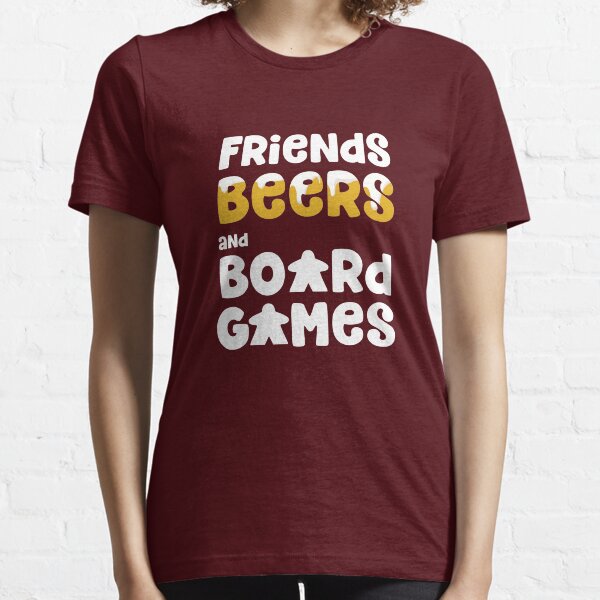 Item preview, Friends beers and board games designed and sold by meeplerumble.