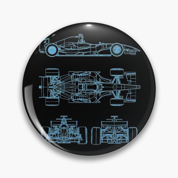 Item preview, Racing car blueprint project light blue designed and sold by ideasfinder.